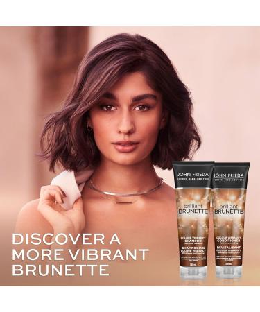 John Frieda Brilliant Brunette Colour Vibrancy Shampoo for Restored Tone and Texture (250 mL) - Buy Online on GoSupps.com