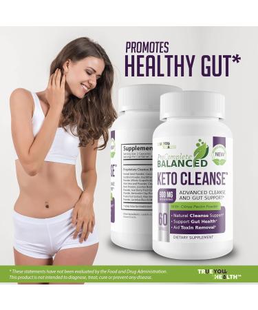 Keto Cleanse - Pro Complete Balanced Gut Support & Detox | All Natural Formula for Toxin Removal & Optimal Digestion - Buy Online on GoSupps.com