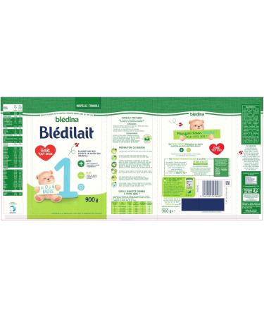 Bl dina Bl dilait 1 Baby Milk Powder 0-6 Months 900 g (Box 3) (Packaging May Vary) - Buy Online on GoSupps.com