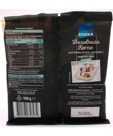 Edeka Hazelnut Kernels - Naturally Sliced 15 Pack (15 x 100g) | Premium Quality International Shipping - Buy Online on GoSupps.com