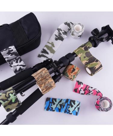 BQTQ 2 Inch Camouflage Cohesive Bandage Tape - 8 Rolls, Self Adherent Stretch Bandage for Ankle Sprains, Swelling in 8 Camo Colors - Ideal for Humans and Animals - Buy Online on GoSupps.com