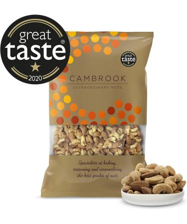 Cambrook Hickory Smoke Almonds & Cashews 1kg Bag - Premium Quality, Gluten-Free, Vegan Nuts - Buy Online on GoSupps.com