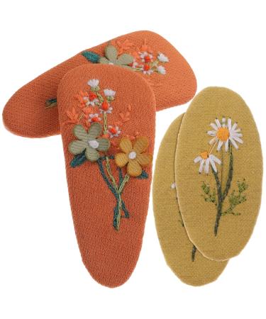 minkissy 2 Pairs Hairpin Kids Hair Clip Princess Barrette Barrettes for Fine Hair Retro Hair Pin Floral Hair Clips Girl Cute Hair Rustic Headband Cute Headdress Alloy Issue Card Fancy Baby