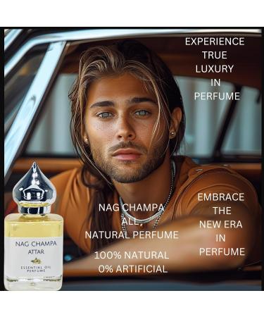 Nag Champa Attar Essential Oil Perfume 30ml Vegan Clean Botanical Perfume Essence No Synthetics! All-Natural Made With Certified Organic Cane Alcohol- Cruelty-Free Phthalate-Free Paraben-Free Gluten-Free - Buy Online on GoSupps.com