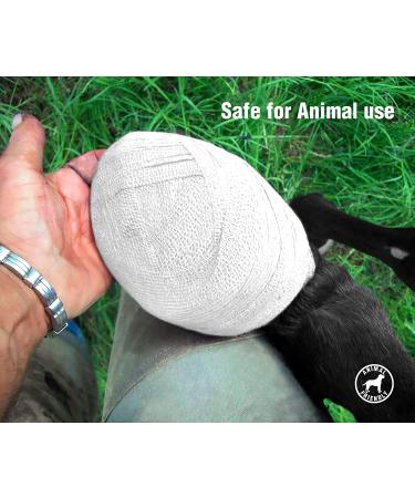 14-Pack White Self Adhesive Bandage Wrap - Breathable Cohesive Wrap for Sports Injuries - 2x5 Yards - Ideal for People & Pets - Ankle, Knee & Wrist Support - Buy Online on GoSupps.com