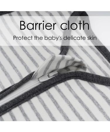 ZIGJOY 100% Cotton Baby Sleep Bag | Sleeveless Wearable Blanket 1.0 Tog Sleeping Sack | 2-Way Zipper | Newborn 8-12 Mon Stripe-2 | 9-12 Months - Buy Online on GoSupps.com