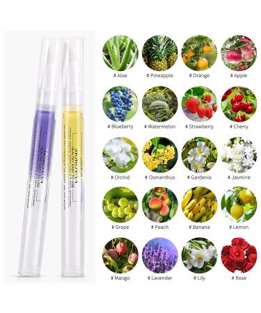 Morovan Nail Cuticle Oil Pen - 20PCS Nail Nourishment Gel with Natural Ingredients - Repair and Strengthen Damaged Nails - Buy Online on GoSupps.com