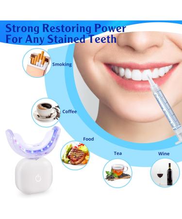 Teeth Whitening Kit - LED Light Gels & Strips for Sensitive Teeth | Professional Oral Care Tools - Buy Online on GoSupps.com