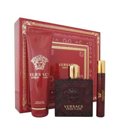 Versace Versace Eros Flame Men 3 Pc GiftSet - Buy Online on GoSupps.com