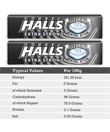 Halls Extra Strong Menthol Flavour 20-Pack - A2Z STORE - Buy Online on GoSupps.com
