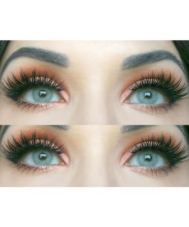 Very covering and natural gray contact lenses Silicone Comfort Novelry "Jasmine Gray" + container of Glamlens - 1 pair (2 pieces) - DIA 14.00 - With strength -7.00 dioptries -7.0 Dioptries 8.6 millimeters 14.00 millimeters 2.0