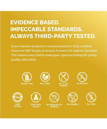 HUMANX Lactoferrin 500mg - Third Party Tested - Gluten Free Non GMO Soy Free - Supports Healthy Immunity & Iron Absorption - Buy Online on GoSupps.com