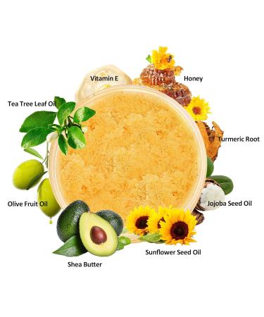 Shop Turmeric Scrub for Face & Body - Natural Vitamin C Skin Care | Hydrate & Cleanse for All Skin Types - Buy Online on GoSupps.com