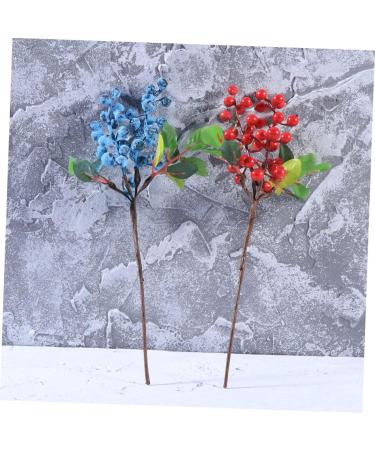 ABOOFAN 3pcs Coffee Shop Decor Artificial Berries Office Decoration Lifelike Berries Realistic Looking Berries Floral Decor Artificial Branches Fake Decorative Fruit Simulation Berries Red - Buy Online on GoSupps.com