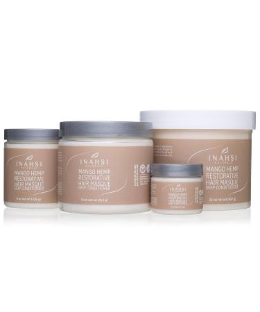 Inahsi Naturals Mango Hemp Regenerating Deep Conditioner Mask - 8oz | Nourish & Revitalize Hair - International Shipping Available - Buy Online on GoSupps.com