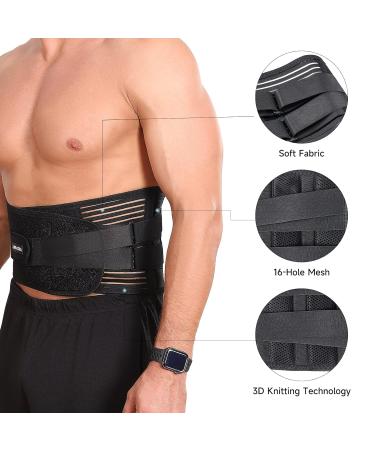 Buy Bynccea Back Support Belt for Men & Women - Relief from Back Pain Breathable Lumbar Support for Heavy Lifting XL Size for Herniated Disc Sciatica & Scoliosis - Buy Online on GoSupps.com