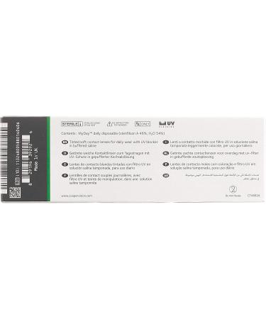 MyDay Daily Disposable Soft Contact Lenses - 30 Pack | BC 8.40 mm DIA 14.20 mm -1.75 Diopters | International Shipping - Buy Online on GoSupps.com