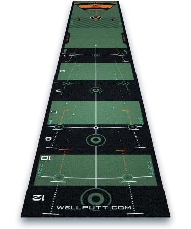 High Speed WellPutt Golf 10' Training Mat in Green - Improve Your Putting Skills - Buy Online on GoSupps.com