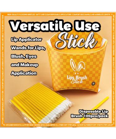 Buy VIOLA HOUSE 100 pcs Disposable Lip Brushes - Perfect Lipstick & Lip Gloss Applicator for Beauty Makeup Kits | International Shipping Available - Buy Online on GoSupps.com