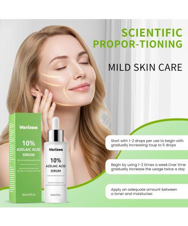 10% Azelaic acid Serum for face Inspired By Korean Skincare K Beauty Azalecic Acid Acido Azelaico Redness Soothing Serum with Azaleic acid Hyaluronic Acid Niacinamide Spot Care(2FL.OZ/60 ML) - Buy Online on GoSupps.com