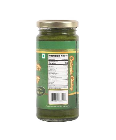 Taj Gourmet Coriander Chutney (Dhania Chutney) 250g (8.8oz) - Authentic Indian Condiment - Buy Online on GoSupps.com