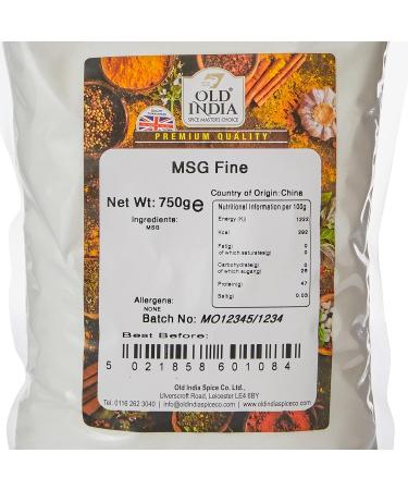 Old India MSG Fine 750g - Authentic Flavor Enhancer - Pack of 1 - Buy Online on GoSupps.com