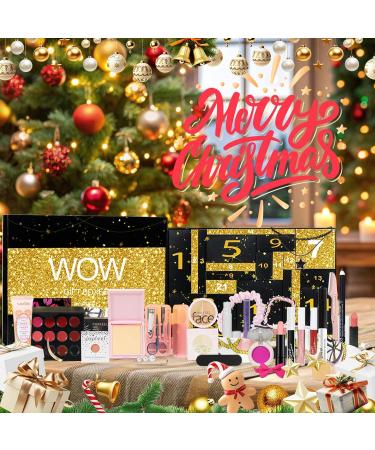 EONFAVE Makeup advent calendar 24piece advent calendar 2025 for women with various cosmetics behind 24 doors beauty advent calendar 2025 surprise makeup set for 2026 - Buy Online on GoSupps.com