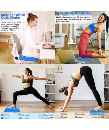 Balance Pad Small Foam Board for Physical Therapy and Yoga - Blue 12.2Lx9.1Wx2.4H inch - Buy Online on GoSupps.com