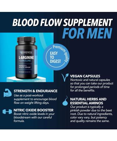L-Arginine & L-Citrulline Supplement | Stamina Endurance Workout & Performance Support for Men | 295 mg L Arginine + L Citrulline 130 mg | 120 Nitric Oxide Pills | Vegan Third-Party Tested 120 count (Pack of 1) - Buy Online on GoSupps.com