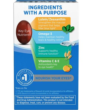 Ocuvite Adult 50+ Eye Vitamins - 90 Soft Gels for Vision Support & Health - Buy Online on GoSupps.com