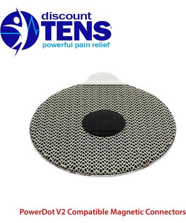 PowerDot 2.0 Compatible Electrodes with Magnetic Connector. 12 Premium PowerDot 2.0 Compatible Replacement Pads (Version 2 - Magnetic) Version 2.0 - Magnetic - Buy Online on GoSupps.com