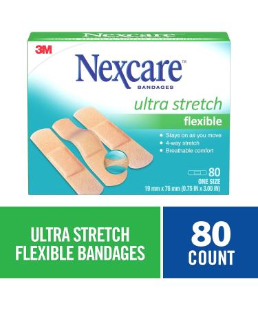 Nexcare Ultra Stretch Bandages CS102-CA One Size 80/Pack One size 80 Count - Buy Online on GoSupps.com