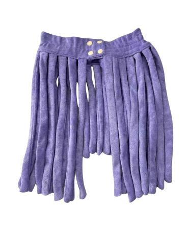 Pasta-Shaped Hair Drying Cap Curling Cap Lazy No-Heat Curling Tool Towel Fabric Hair Styling Tool Purple