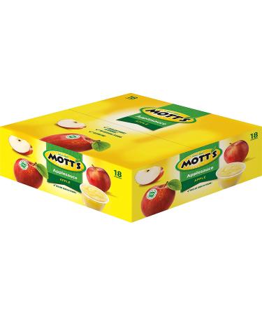 Mott's Applesauce 4 oz Cups - 18 Count Pack - Buy Online on GoSupps.com