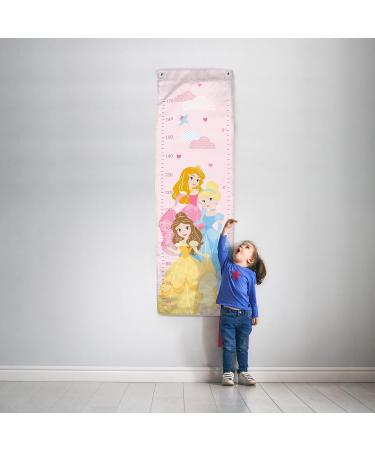 Disney Princess Colors Poly-Canvas Kids Growth Chart Pink - 170 cm Height - Buy Online on GoSupps.com