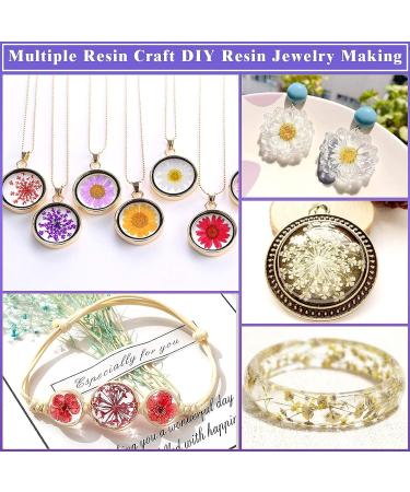 Dried Flowers and Leaves Kit for Resin Molds - 120 PCS with Tweezers for DIY Art, Crafts, Candle & Jewelry Making, Scrapbooking, Nail Art - Natural Pressed Floral Embellishments - Buy Online on GoSupps.com