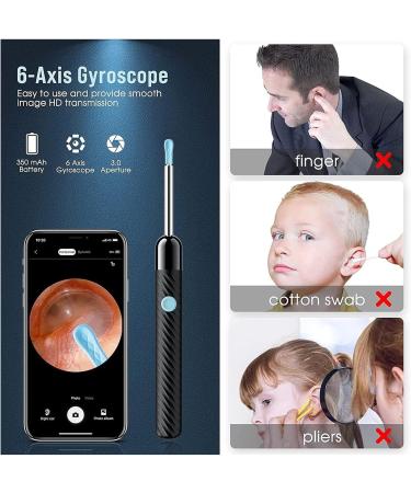 LNFHHFEC 8-Piece Ear Kit - Ear Canal Cleaner with 1080P Camera - Ear Camera for All Mobile Phones - Buy Online on GoSupps.com