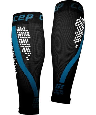 Shop CEP NIGHTTECH Calf Sleeves for Women - Colorful Reflective Leg Warmers in Blue | Size IV - International Shipping Available - Buy Online on GoSupps.com