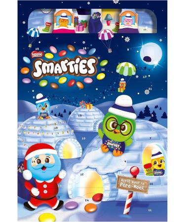  Smarties Nestl Christmas Chocolates Advent Calendar Milk Chocolate 223 g - Buy Online on GoSupps.com