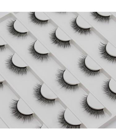 Dedila 16Pairs 3D Short and Nature Long Faux Mink False Eyelashes - Reusable Makeup Tools - Buy Online on GoSupps.com