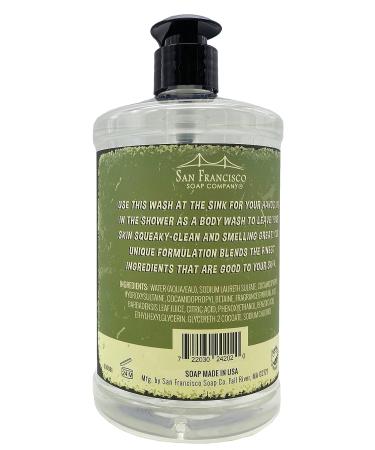 San Francisco Soap Company Men's Cognac & Vanilla Hand and Body Wash - Buy Online on GoSupps.com