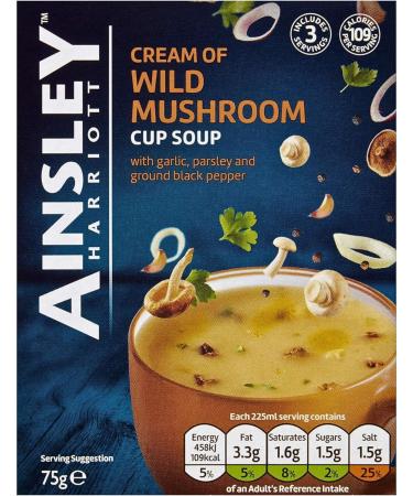 Ainsley Harriott Cup Soup 4 Box Multi Variety Pack 3 Sachets Each of Chicken & Lemongrass Mulligatawny Vegetable Chowder Wild Mushroom Instant Snack - Buy Online on GoSupps.com