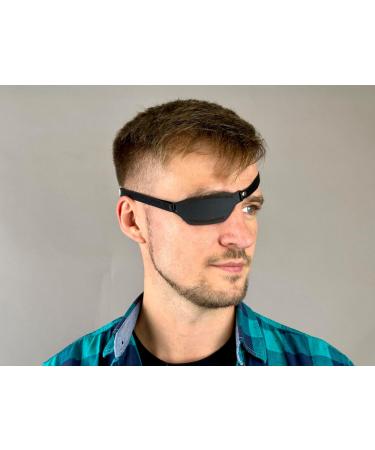 Buy Premium Leather Eye Patch for Men & Women | Slim Design for Left Eye - Stylish & Comfortable - Buy Online on GoSupps.com