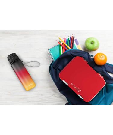 My Vesperbox Minny Leak Proof Kids Water Bottle with Straw or Strainer 350ml 500ml 750ml BPA Free Lightweight Water Bottle for Kindergarten School (Green Light Green Black 750ml) - Buy Online on GoSupps.com