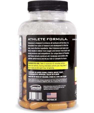 Ryno Power Endurance Capsules - Workout Harder and Longer - Reduce Lactic Acid Build-Up and Deliver More Oxygen to Your Muscles | 125 Capsules (25 Servings) - Buy Online on GoSupps.com
