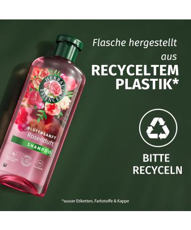 Herbal Essences Rose Scented Shampoo 350ml - Silky Shine Natural Ingredients Vegan & Silicone-Free - Buy Online on GoSupps.com