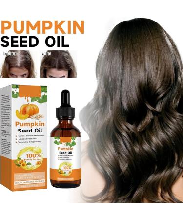 Pumpkin Seed Oil Moisturizes And Hair Roots Thickens Hair Strengthens Hair Softens And Strengthens Hair Hair Care Oil 60ml rzV80 (Orange One Size) One Size Orange - Buy Online on GoSupps.com