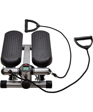 BalanceFrom Adjustable Stepper with Resistance Bands - Gray | Get Fit at Home - Buy Online on GoSupps.com