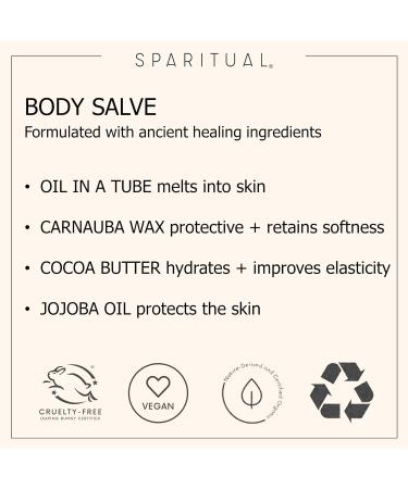 SpaRitual Vegan Body Salve - Earl Grey | Nourishing & Hydrating | Eco-Friendly Skincare - Buy Online on GoSupps.com