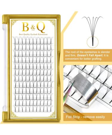 5D-0.10C 15mm Long Stem Premade Fan Eyelash Extensions - Russian Volume Lashes 0.07 0.10 C/D Curl - Buy Online on GoSupps.com